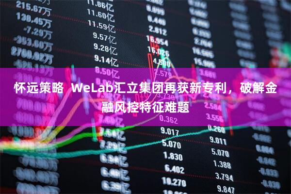 怀远策略  WeLab汇立集团再获新专利，破解金融风控特征难题