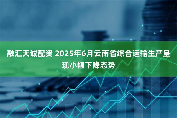 融汇天诚配资 2025年6月云南省综合运输生产呈现小幅下降态势